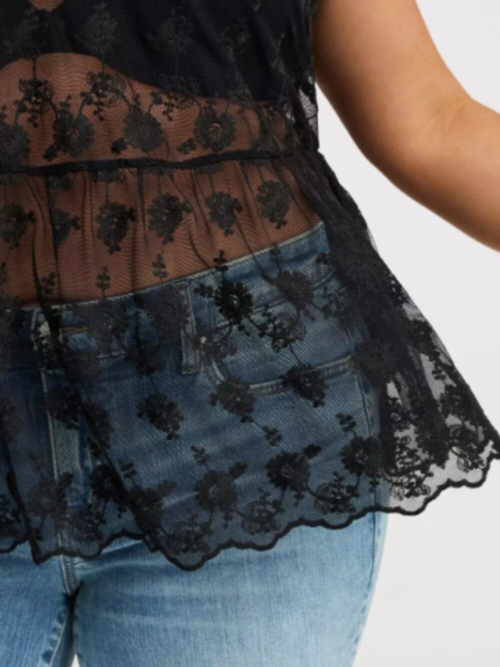 Lace V-Neck Tank - Picture 4 of 4